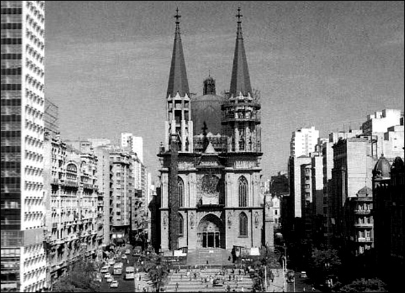 Registro da Catedral da Sé em 1962