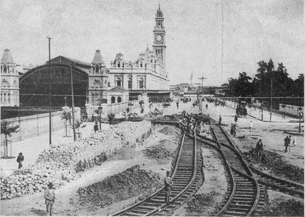 Estação da Luz no ano de 1902