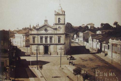Igreja da Penha no final da década de 20.