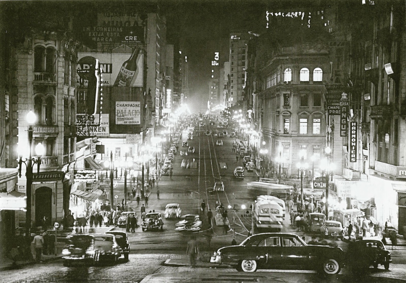 Avenida São João na década de 50