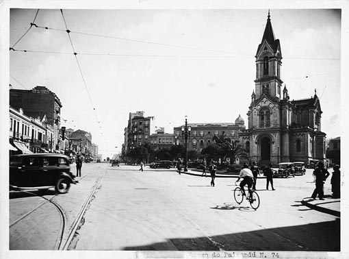 Largo do Paissandu em 1935.