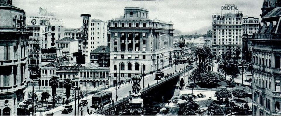 O Viaduto do Chá em 1938
