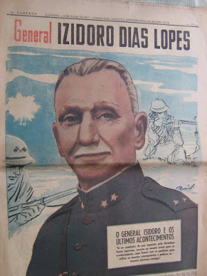 Capa do Jornal A Gazeta - General Isidoro Dias Lopes