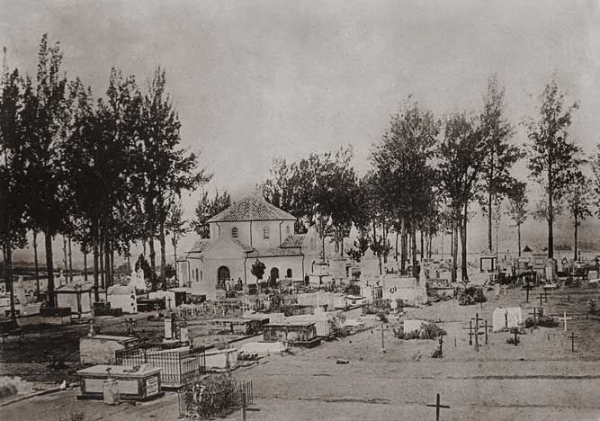 Cemitério da Consolação em 1898.