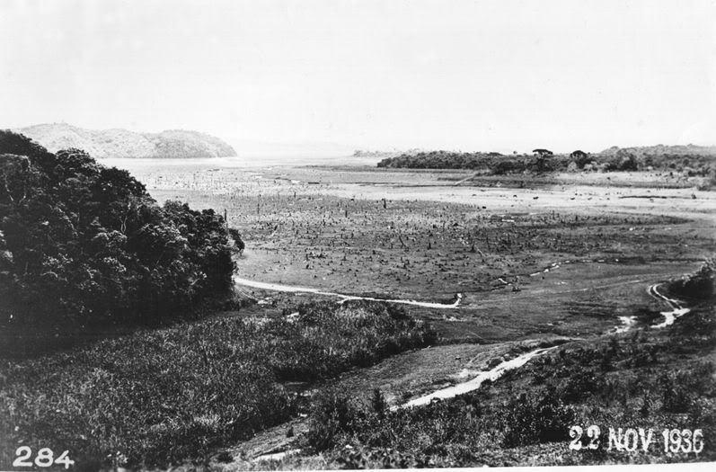 Represa de Guarapiranga em 1936.